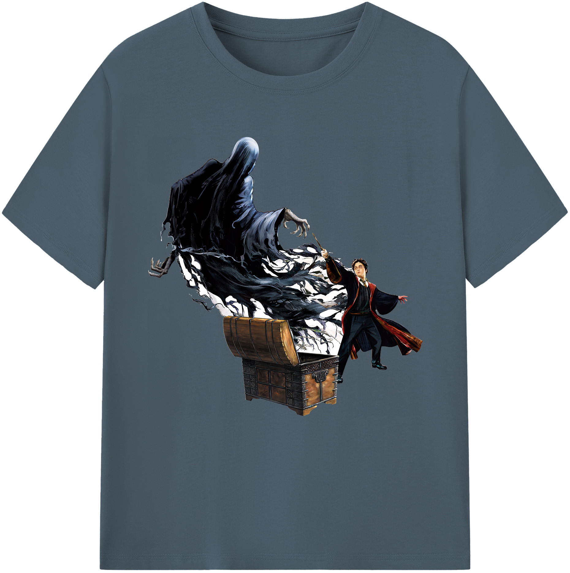 （画像用） Harry Potter ハリー・ポッターシリーズ 綿100％半袖Tシャツ（フロントプリント）